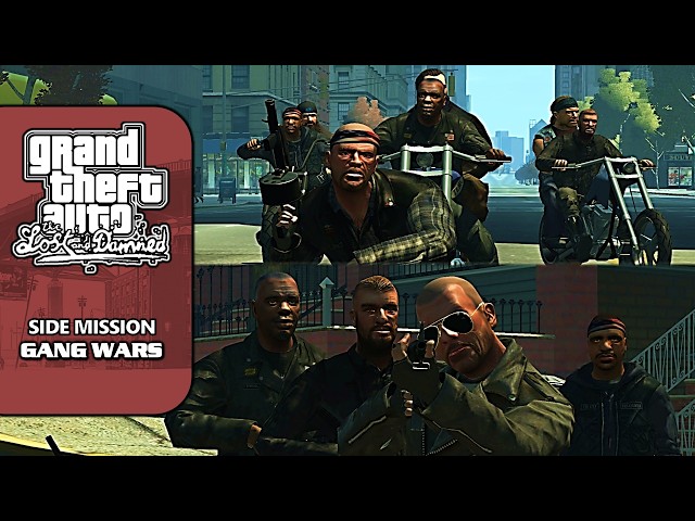 GTA EFLC (TLAD) [NEW 100% Walkthrough] - Side Mission: Gang Wars