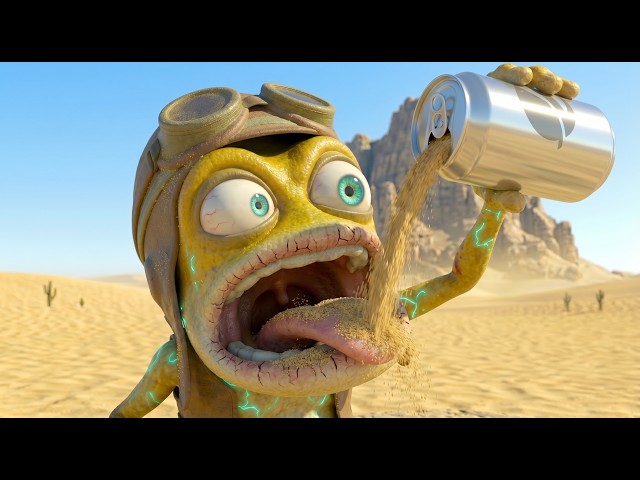 Funky Frog in the Desert  | Crazy Bike Chase Gone WRONG!  (Music Video)