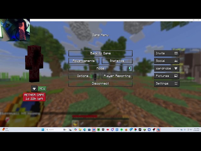 training on minecraft