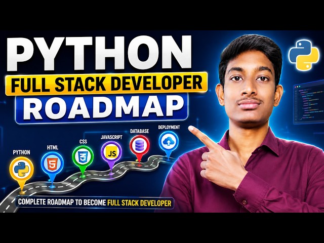 Python Full Stack Developer Roadmap 2026 | Complete Roadmap for Beginners | Job Ready