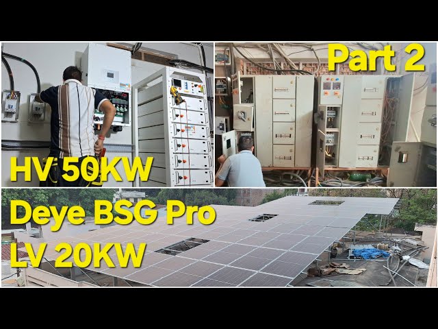 Deye 50kW High Voltage & 20kW Low Voltage Inverter Installation & #Wiring Guide #Deye 