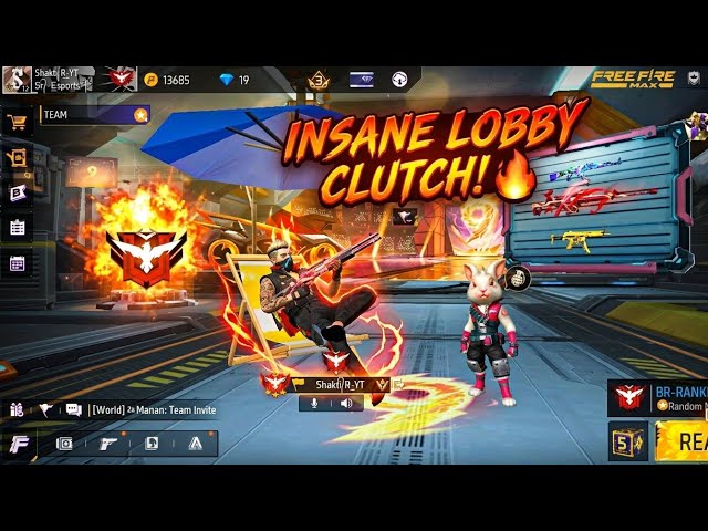 Shakti Ranjan YT is live Insane Lobby Clutch 🔥 || Free Fire 🔥 Gameplay with Subscriber || #live
