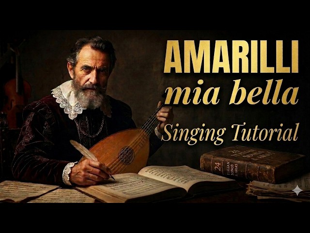 Amarilli mia bella Singing Tutorial | 24 Italian Songs and Arias (Caccini)