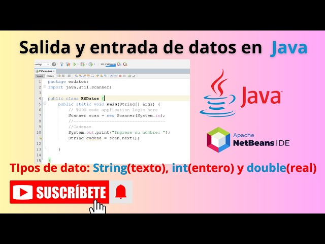 Data Input and Output in JAVA | Scanner, System.out, and System.in | Java Course