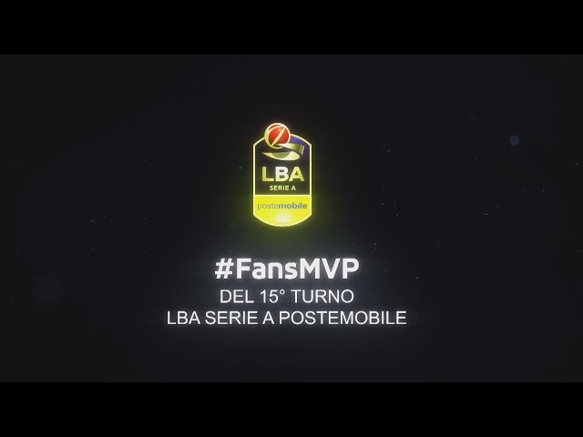 Scott Bamforth MVP 15° turno LBA Serie A PosteMobile
