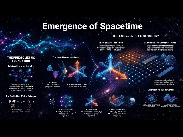 Emergence of Spacetime Metric