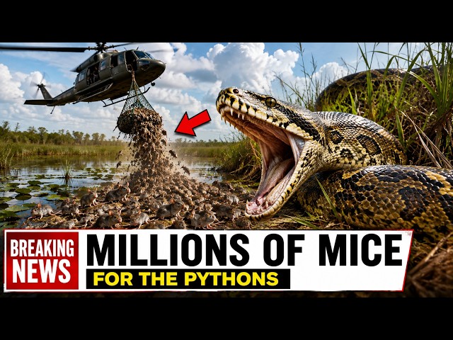 They're Dropping Millions Of Mice Into The Everglades — And It's For The Pythons