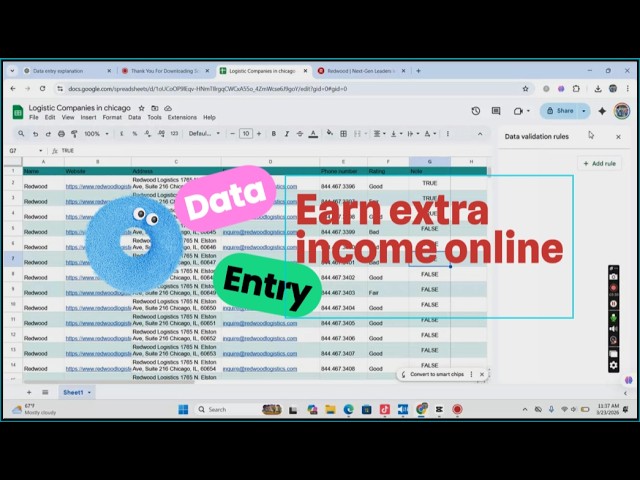 Free Data Entry Course
