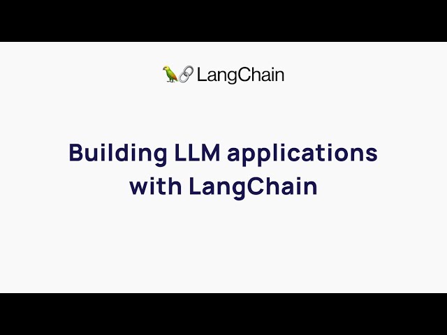 Building LLM applications with LangChain with Lance