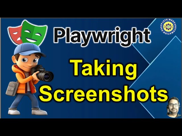 Part 29 - How to take Screenshots in Playwright | Pradeep Nailwal