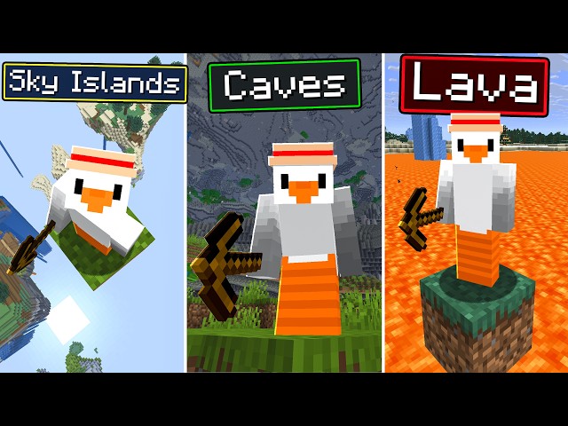 Can I Beat Minecraft's DELETED World Types?