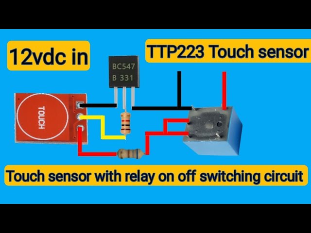 TTP223 TOUCH SENSOR MODULE USE ON OFF SWITCHING CIRCUIT || AMAR TECHNOLOGYEPROJECTS