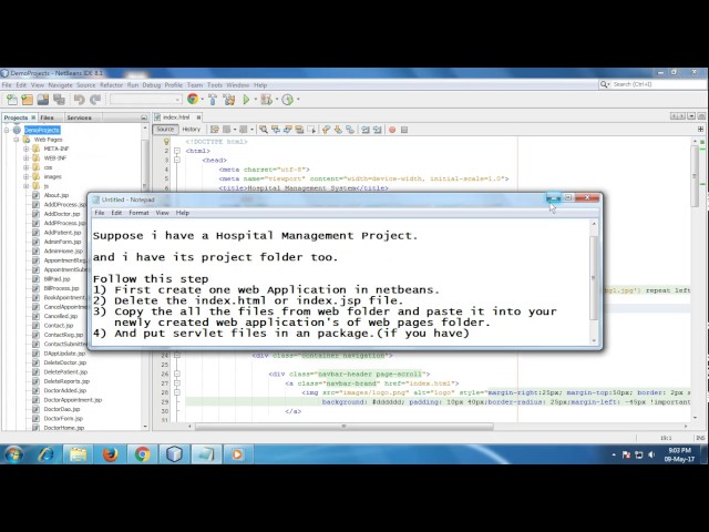 How to run any java web project in Netbeans IDE