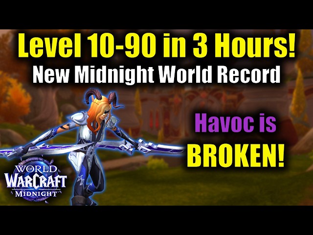 Level 10-90 Speedrun In 3 Hours 16 Minutes