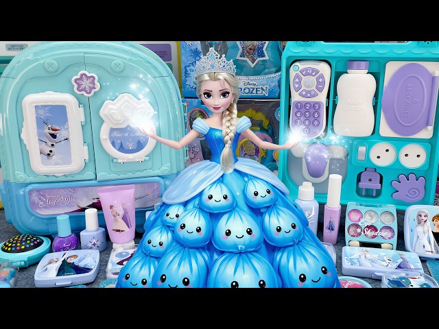 ULTIMATE Frozen Elsa Beauty Playset ❄️ Disney Princess Makeup & Spa Toys Unboxing