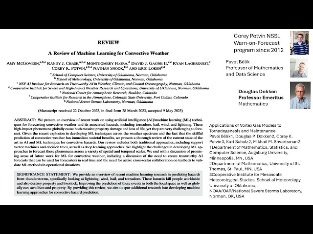 Mesoscale Diagnostic Algorithm Neural Networks