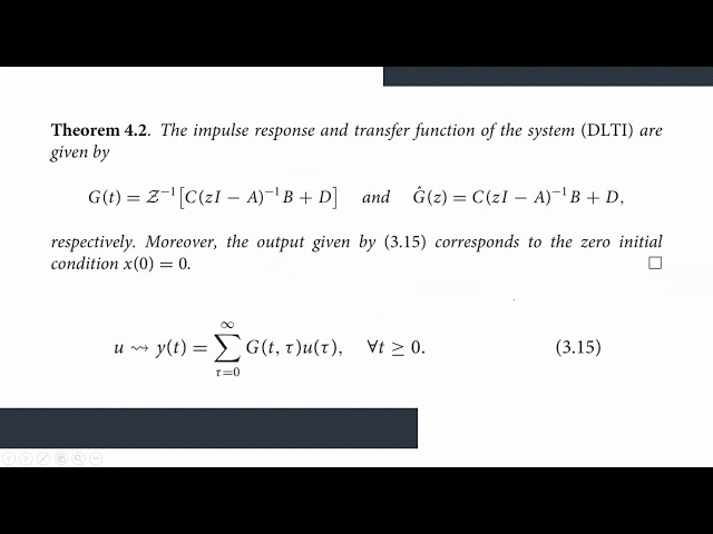 06 LST Impulse Response and Transfer Function