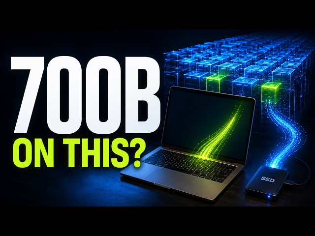 You Can Run a 700B AI Model on a Laptop — But There’s a Catch