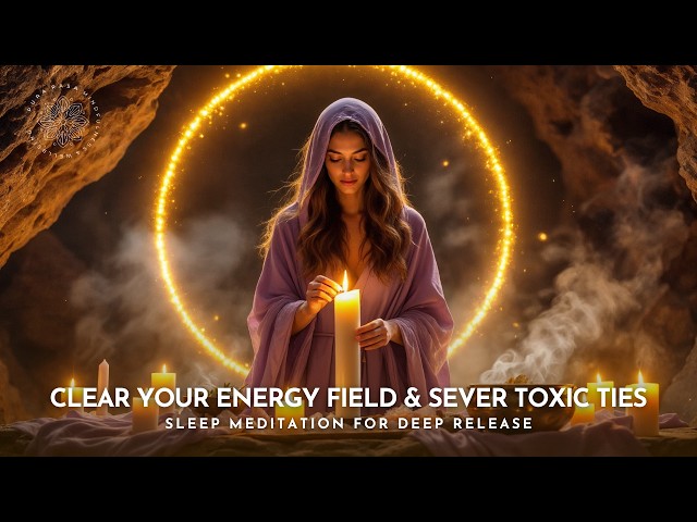 🔥 Clear Your Energy Field & Sever Toxic Ties ✂️✨ Sleep Meditation for Deep Release🌙