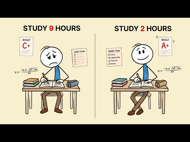 How to STUDY LESS and Get HIGHER GRADES