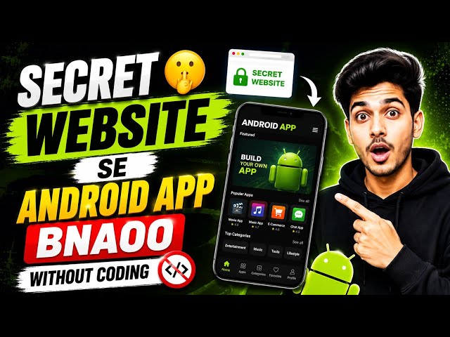 😱 Create a Professional Android App with Just 1 Secret Website | No Coding Needed (2026)