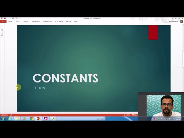 Program it Yourself - Python - Constants