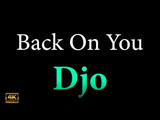 Back on you KARAOKE - Djo