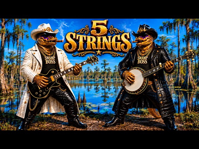 5 STRINGS, That's All It Took | Banjo & 808s | Dark Country Rap | Swamp Boss Outlaw