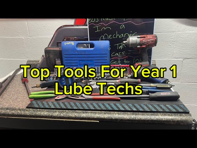 TOP 10 TOOLS Needed For Year 1 Automotive Lube Techs