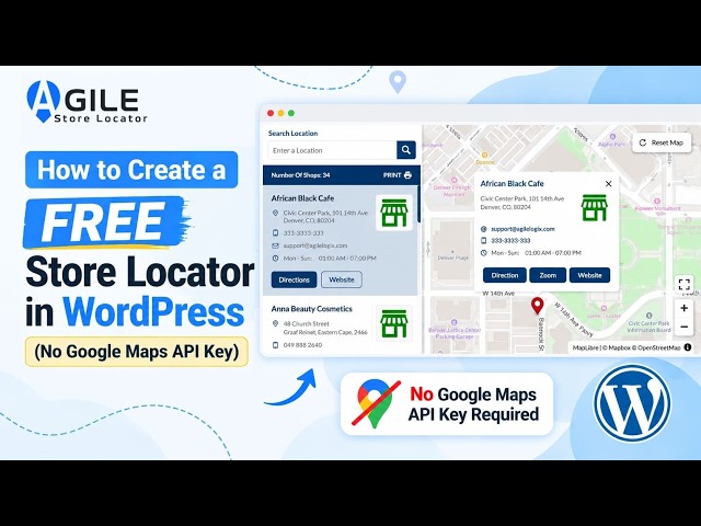 Create a FREE Store Locator in WordPress (No Google Maps API Key)