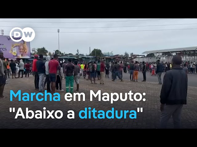 Protestos em Maputo: “Abaixo a ditadura”, exigem manifestantes