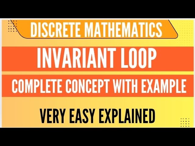 Loop invariants (step by step) | Correctness proof of concept