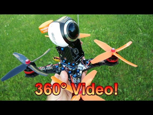360° Camera on a Race Drone: 360° Video