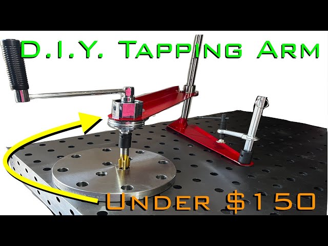 Home Made Thread Tapping Arm with Geared Head.