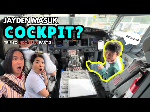 MY CHILD WENT INTO THE PLANE COCKPIT! 5-Hour Layover at KLIA With 4 Kids