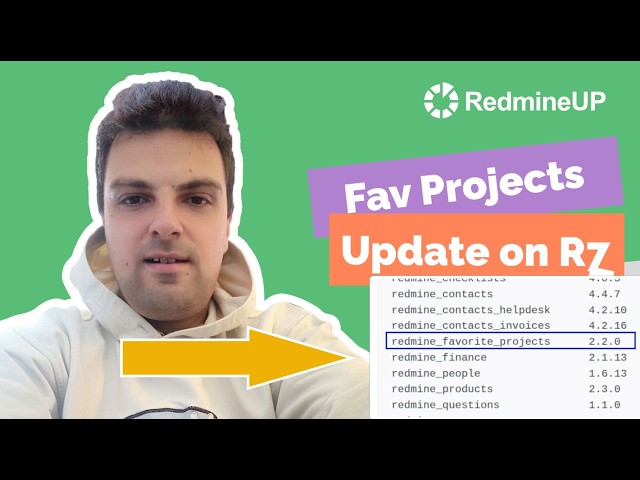 Upgrading Favorite projects plugin from older to newer version at Redmine 7 in Linux Ubuntu 26.04