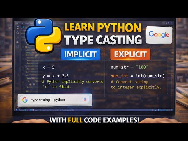 Type Casting in Python Explained (Beginner Guide) | Implicit and  Explicit Type Casting
