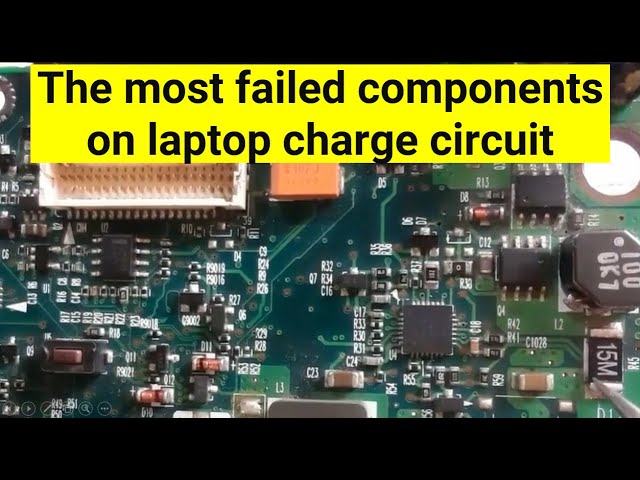The most failed components on laptop charge circuit - laptop motherboard repair