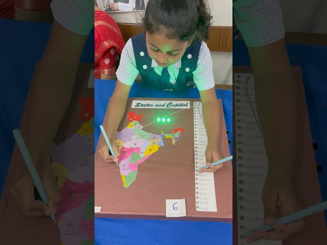 Science Exhibition at school ,project of in exhibition states and capitals explanation #youtubeshort