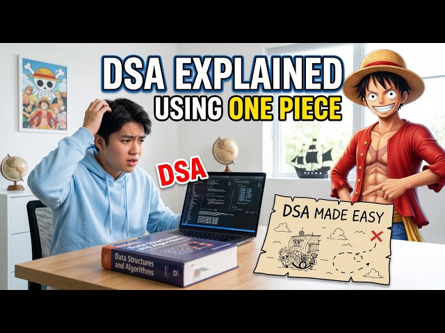 DSA Explained With One Piece — Arrays, Trees, Graphs & More