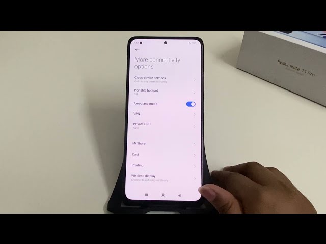 How to Enable or Disable Airplane Mode on Redmi Note 11 Pro | Airplane Mode Settings