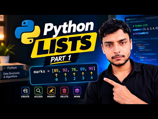 Python Lists Explained 🔥 From Zero to Pro | Part 1