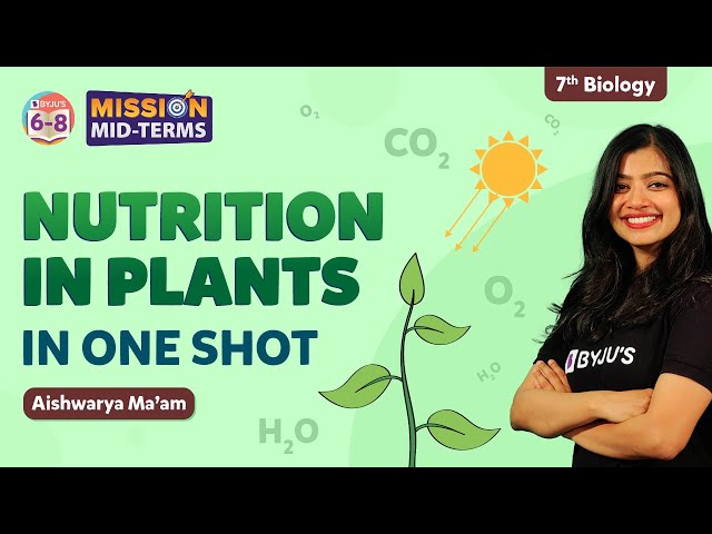 Nutrition in Plants Class 7 One Shot (Complete Chapter) | NCERT Class 7 Science Chapter 1 | BYJU'S