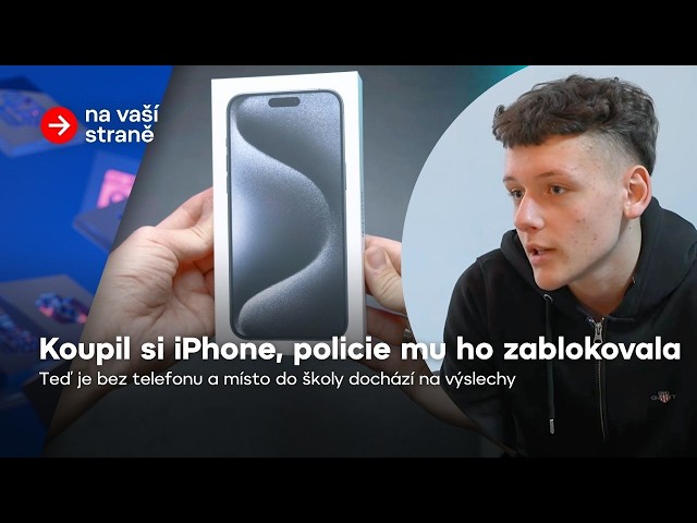Poctivě si vydělal na iPhone, policie mu ho rázem zablokovala | Na vaší straně