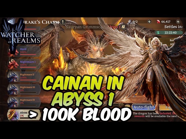 Abyss 1 100K Blood with Cainan (Infernals and Nightmare) | Watcher of Realms