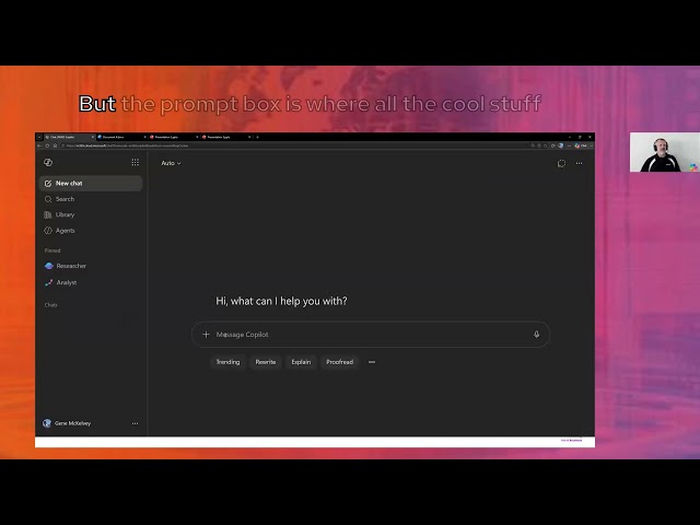 Settings and Navigating the Chat box