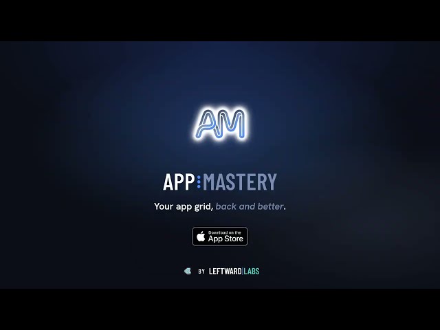 AppMastery in action: 40 seconds of the Launchpad replacement running