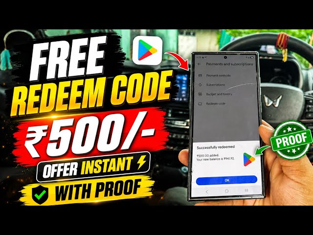 How to Get Free Google Play Redeem Codes? 🔥
