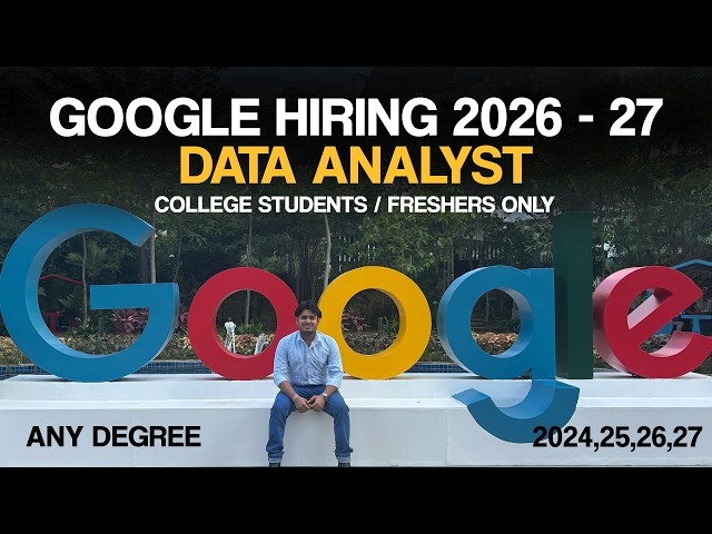 Google Data Analytics Apprenticeship 2027 🔥 Complete Guide | Eligibility, Salary, Apply Process