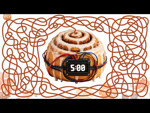 5 Minute Timer Bomb FALL CINNAMON ROLL